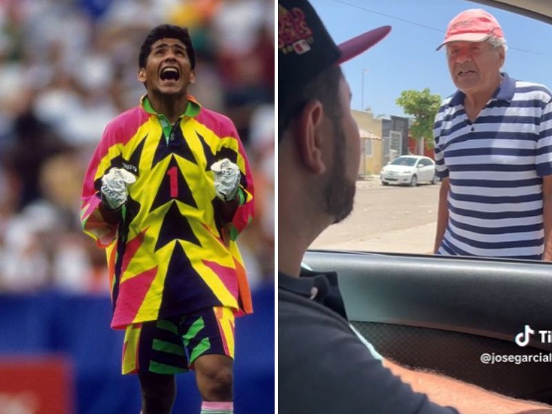 Jorge Campos regala 15 mil pesos al entrenador que reconoció su talento