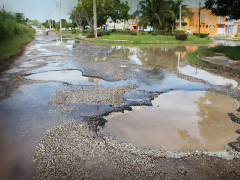 Lluvias dejan al descubierto el deterioro de Campeche