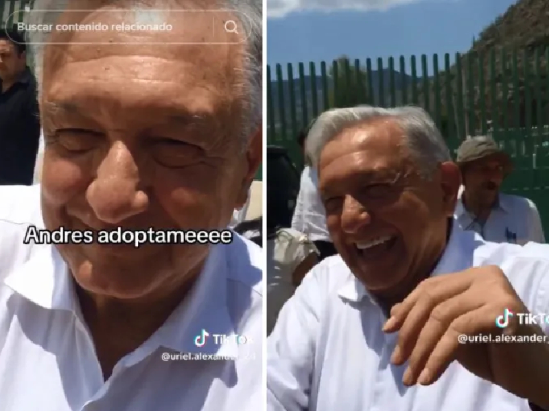 Video: Joven pide a AMLO que lo adopte; así reaccionó