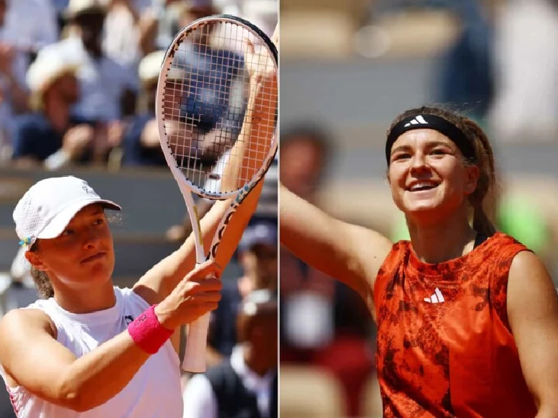 Swiatek y Muchova, a la final de Roland Garros