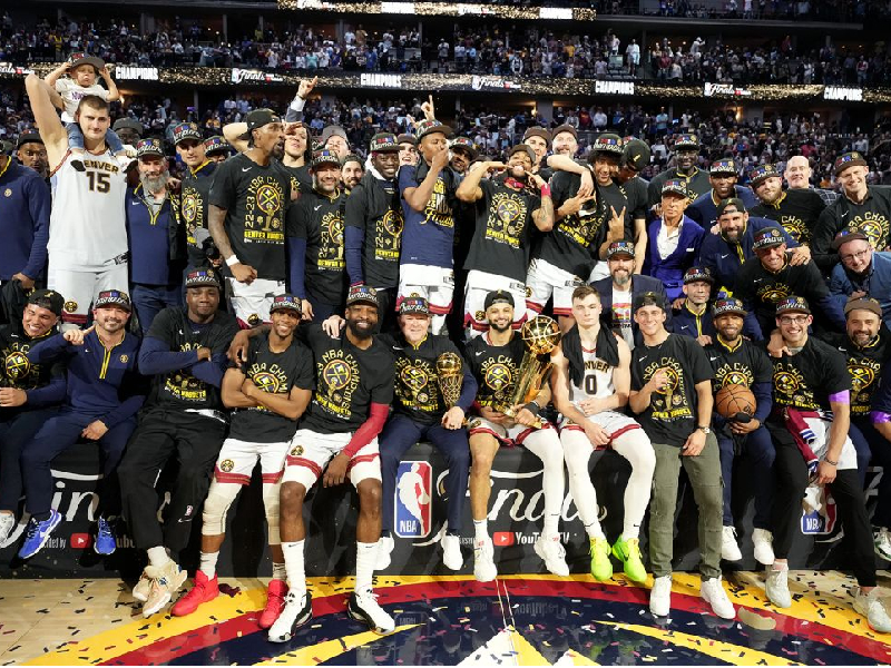 Nuggets se proclamaron campeones de la NBA