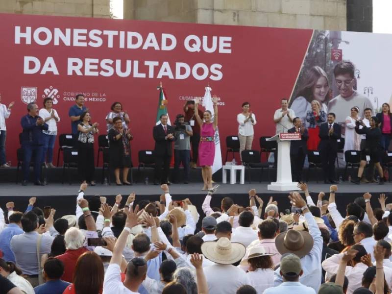 claudia sheinbaum pardo monumento a la revolucion