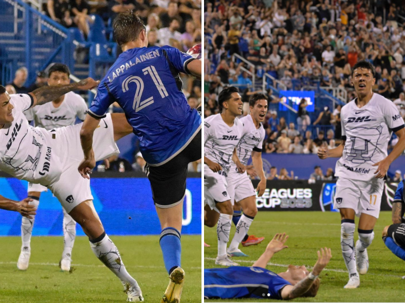 Leagues Cup Pumas logra empatarle al Montreal, pero pierde en penales