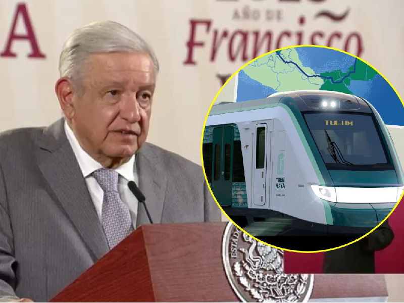 El Presidente admite retraso de primer vagón del Tren Maya