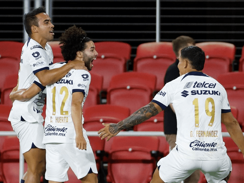 Pumas golea 3-0 al DC United y avanza como líder del Grupo M