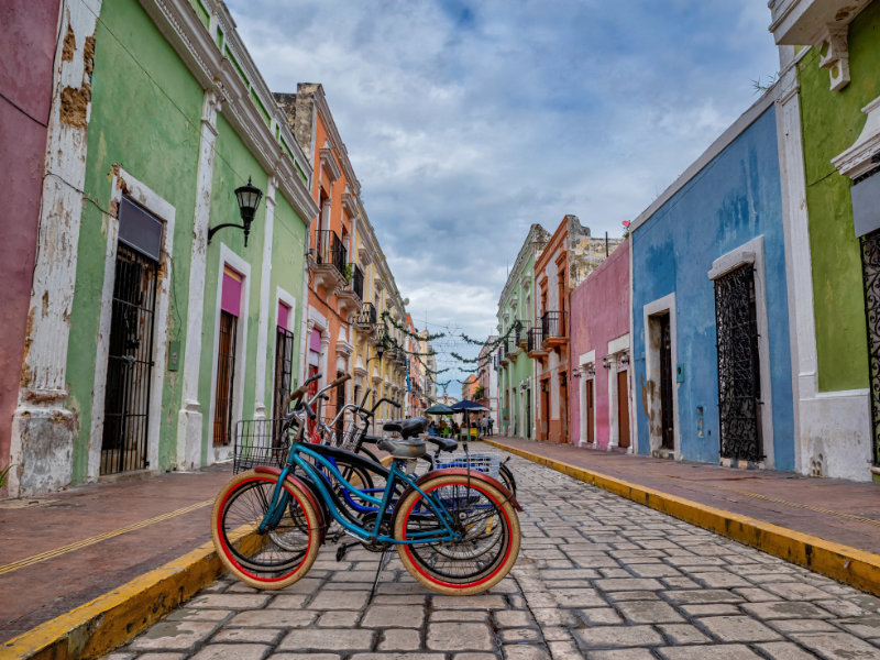 Clima Campeche cielo nublado con probabilidad de lluvias