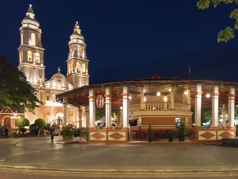 Clima Campeche tormentas dispersas nocturnas