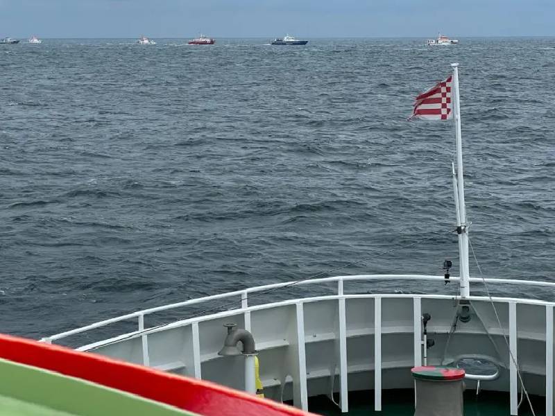 Chocan de dos cargueros en el mar del Norte
