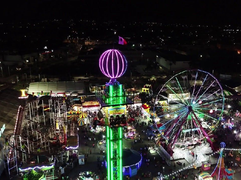 Juego mecánico falla en plena Feria de San Román