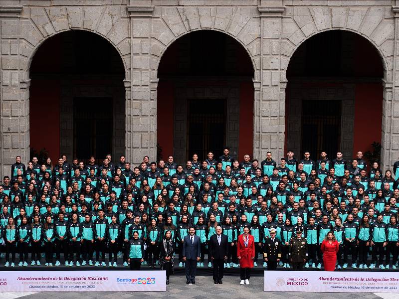 AMLO felicita a la Delegación Mexicana por su tercer lugar en los Panamericanos 2023